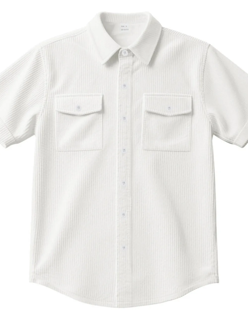 Men's Full Size Button Up Short Sleeve Shirt Plus Size, image 5