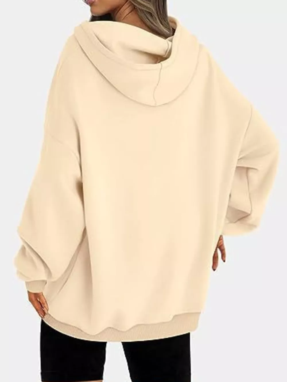 Drop Shoulder Long Sleeve Hoodie, image 5