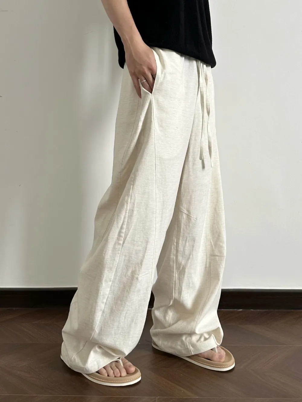Men's Casual Wide Leg Pants, image 2