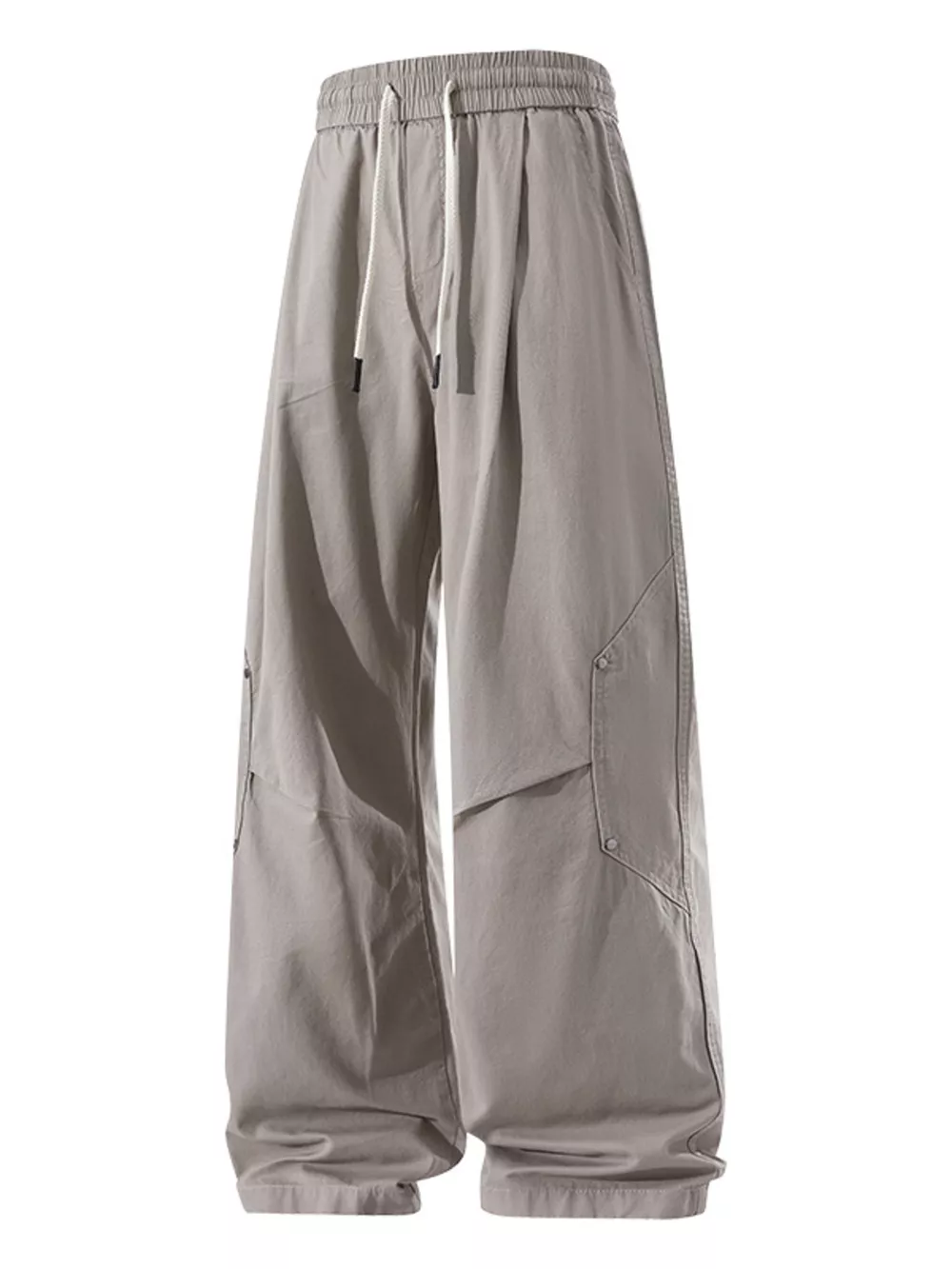 Men's Plus Size Loose Fit Drawstring Cargo Pants, image 5