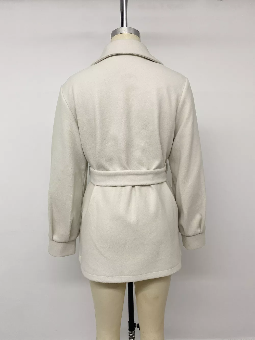 Lapel Collar Button Up Outerwear, image 12