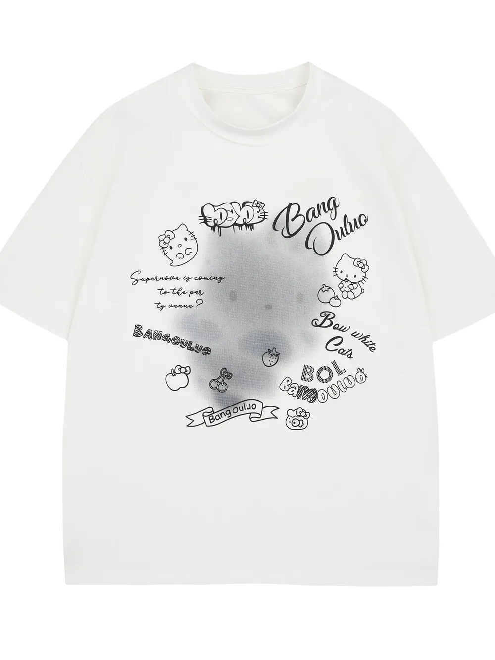 Men's Gradient Graphic Short Sleeve T-Shirt, image 3