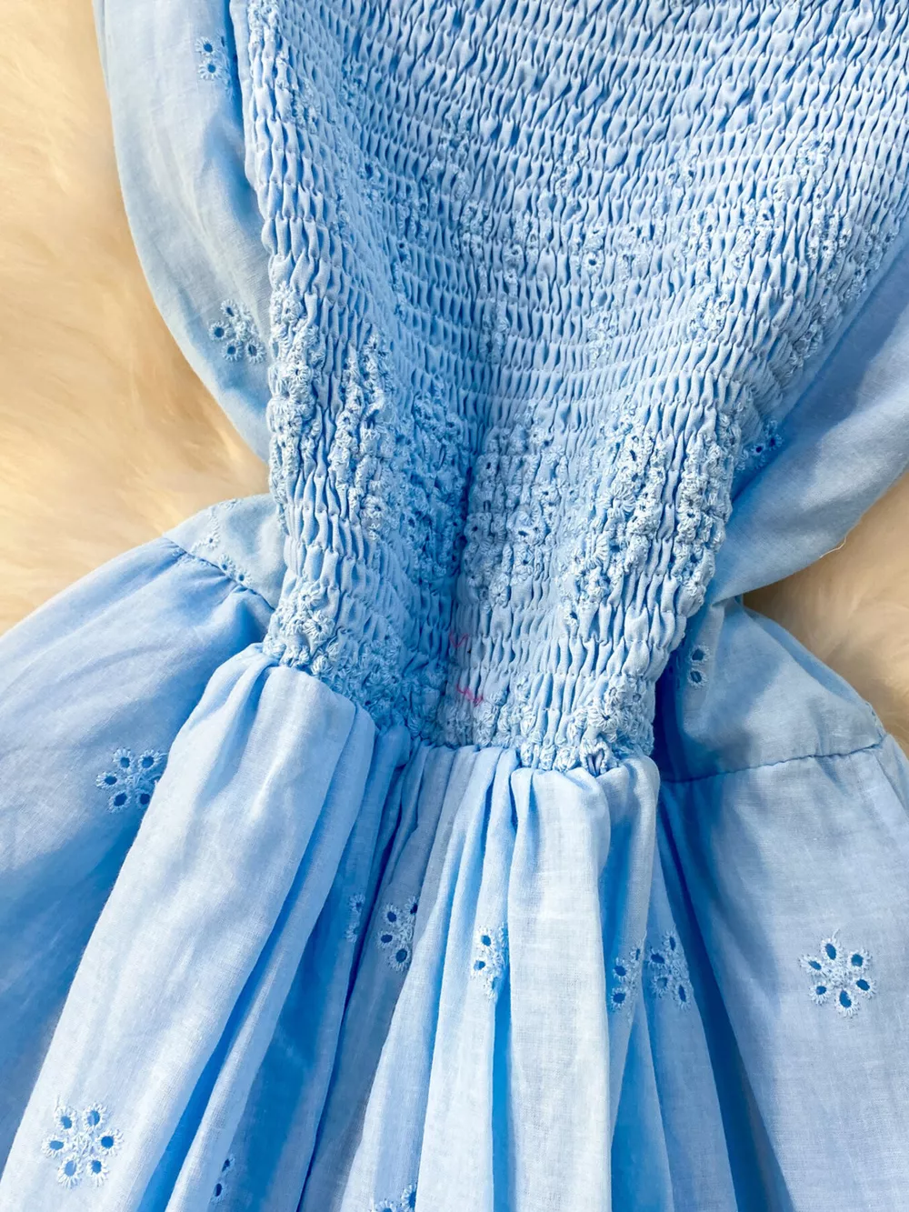 Lace Detail Sleeveless Dress, image 6
