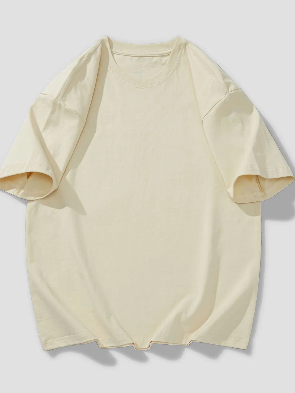 Men's Full Size Round Neck Short Sleeve T-Shirt Plus Size