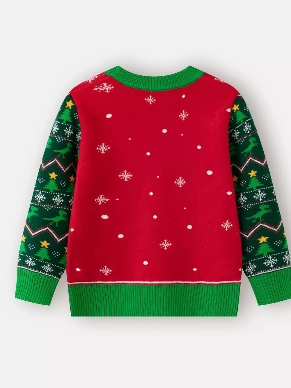 Children's Christmas Tree Round Neck Sweater, image 12