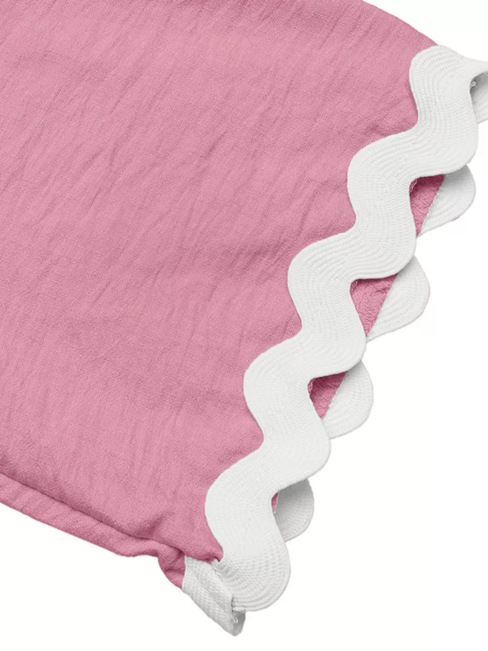 Scalloped Trim Wrap Romper, image 7