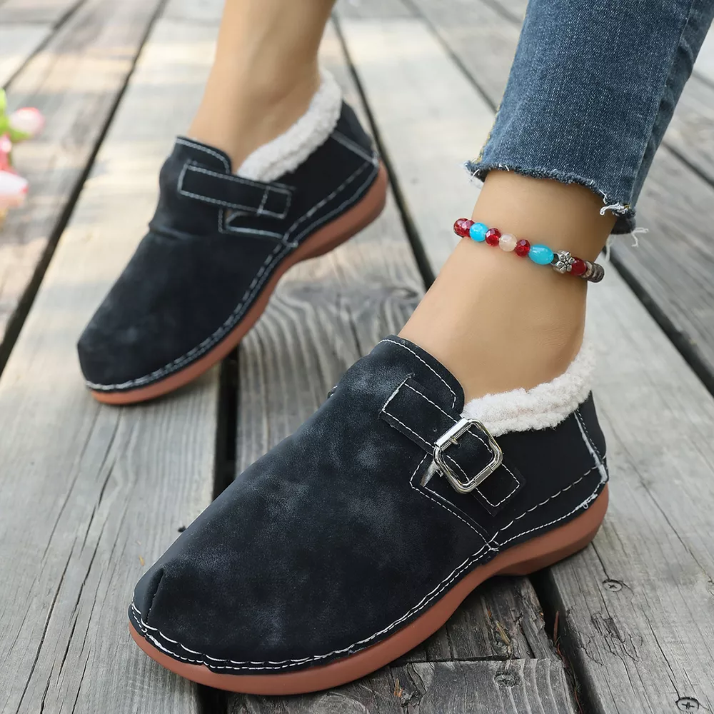 Round Toe Flats Loafers, image 3