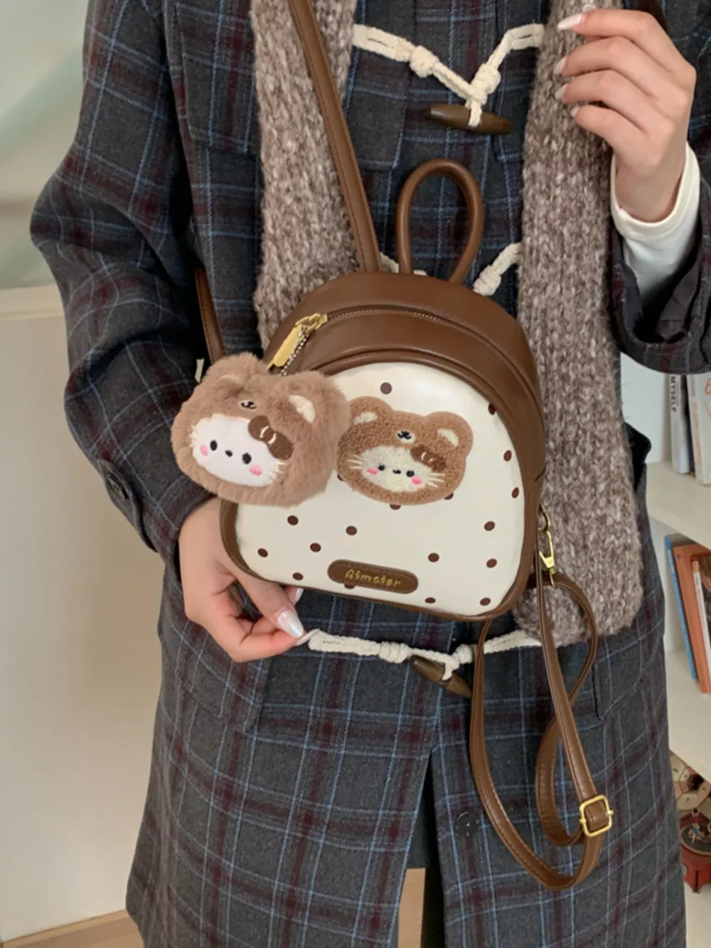 Cartoon Bear Backpack Bag, image 5