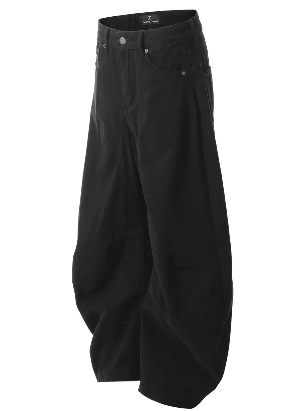 Men's Wide Leg Washed Jeans, image 2