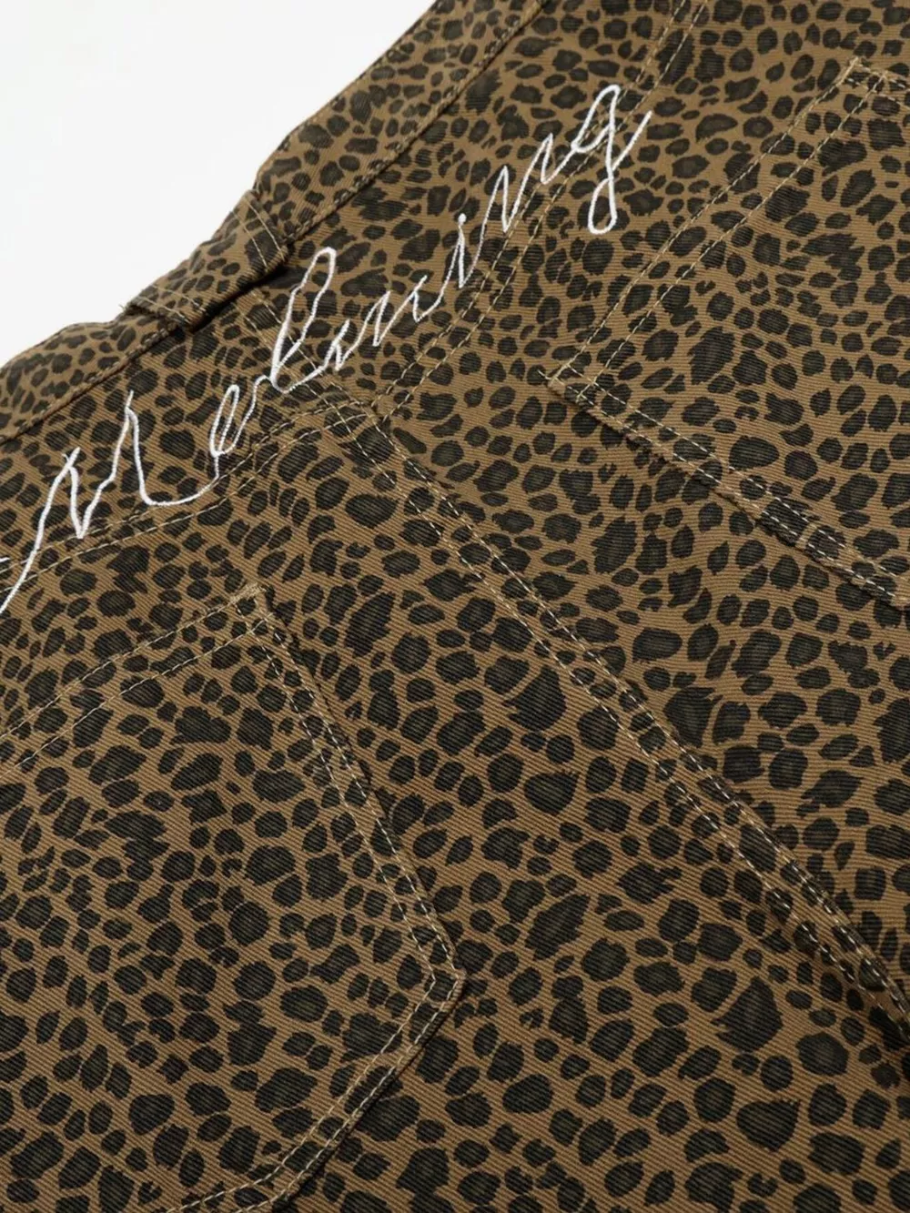 Men's Leopard Print Wide-Leg Capris, image 8