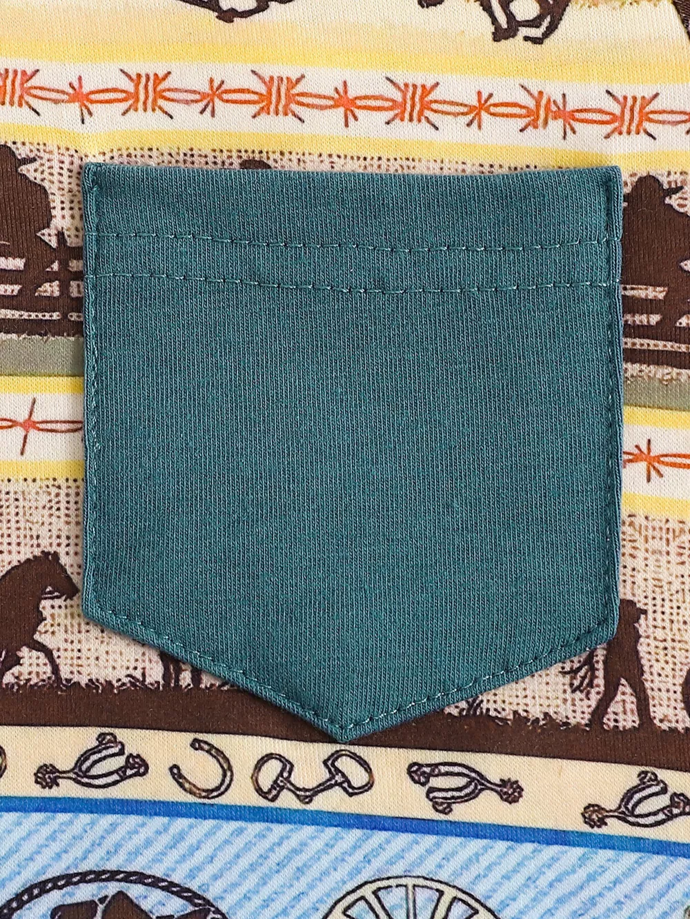 Children's Western Style Tee & Shorts Set, image 4