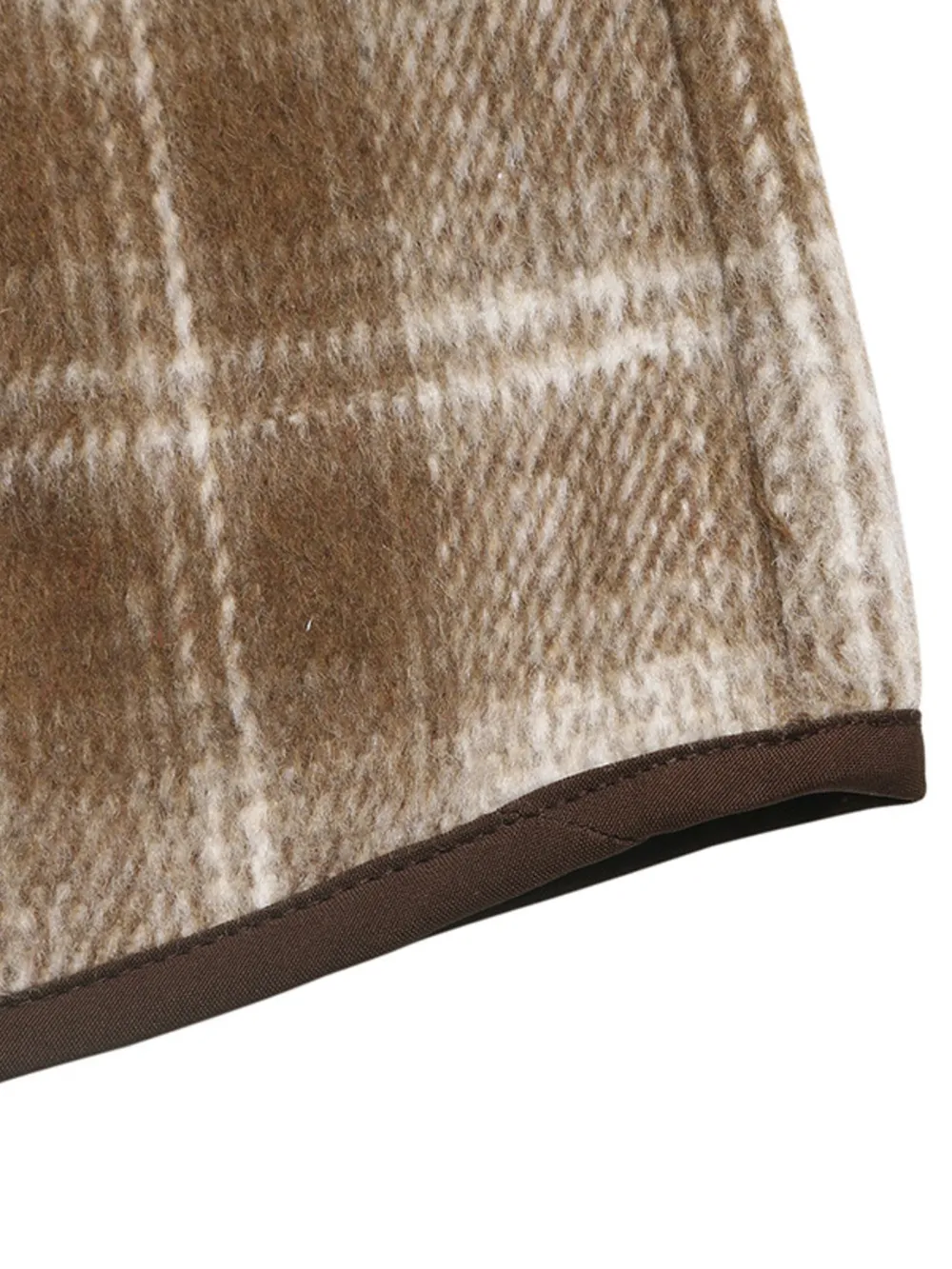 Plaid Long Sleeve Button-Up Jacket, image 6