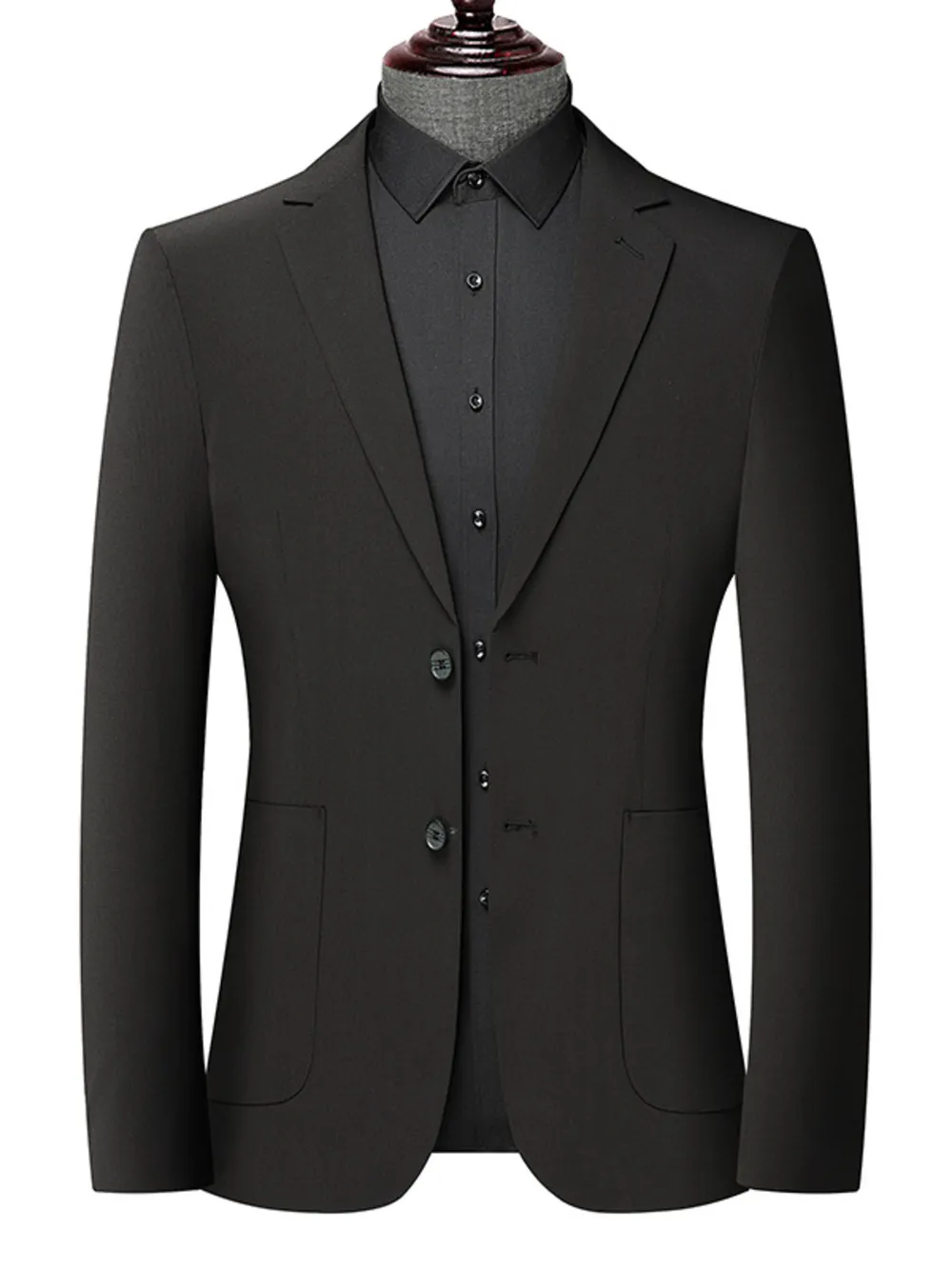 Men's Button Up Long Sleeve Blazer