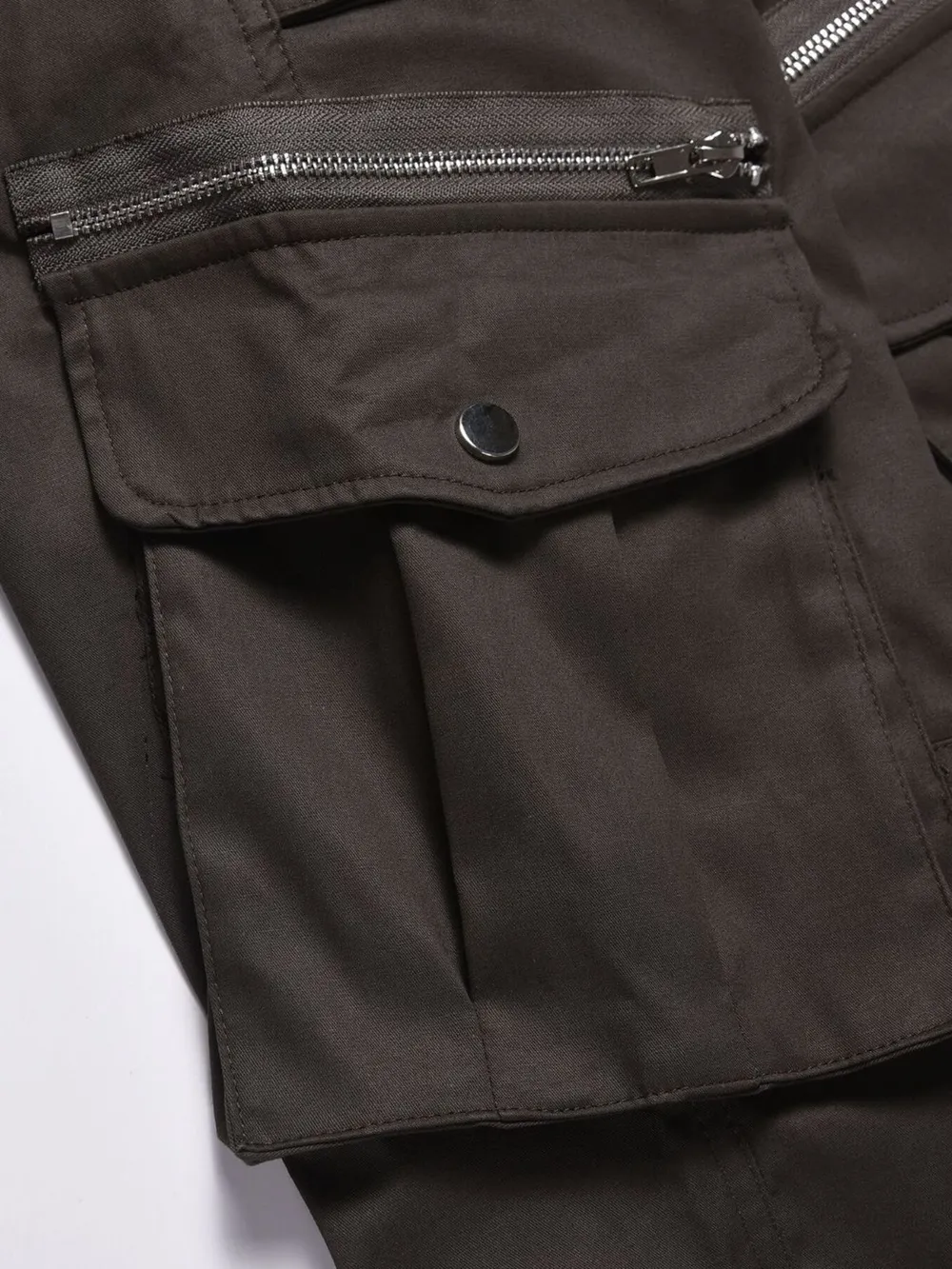 Men's Multi-Pocket Flared Cargo Pants, image 13