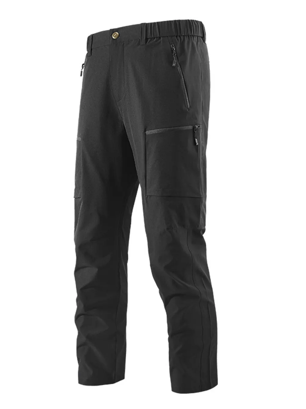 Men's Plus Size Outdoor Cargo Pants with Zipper Pockets, image 2