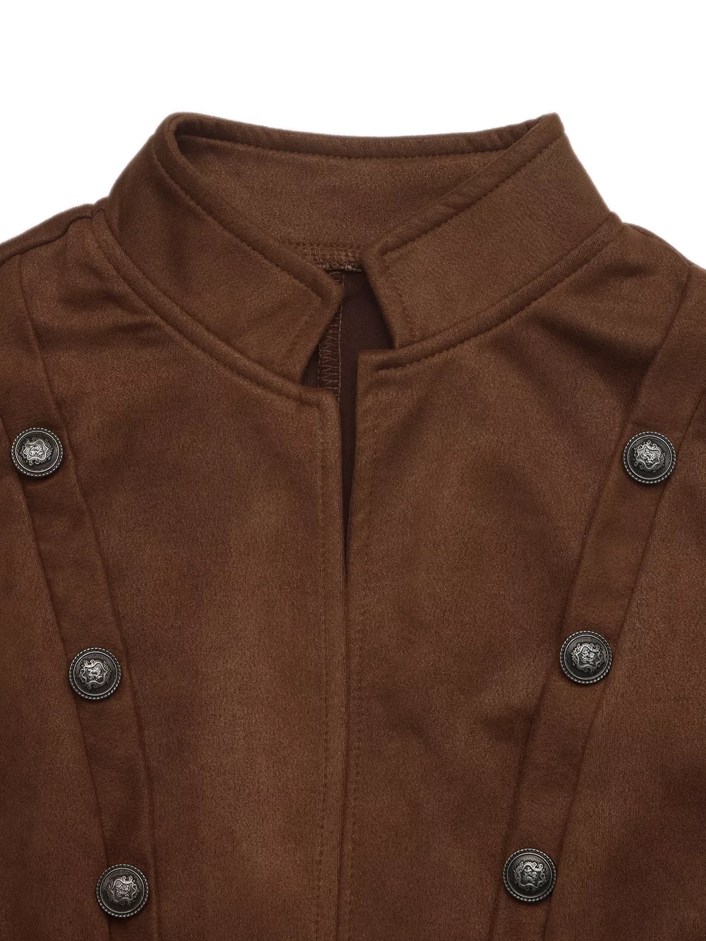 Vintage Stand Collar Cropped Jacket, image 6