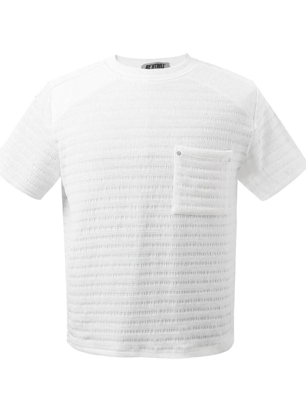 Men's Basic style Round Neck Solid T-Shirt, image 2