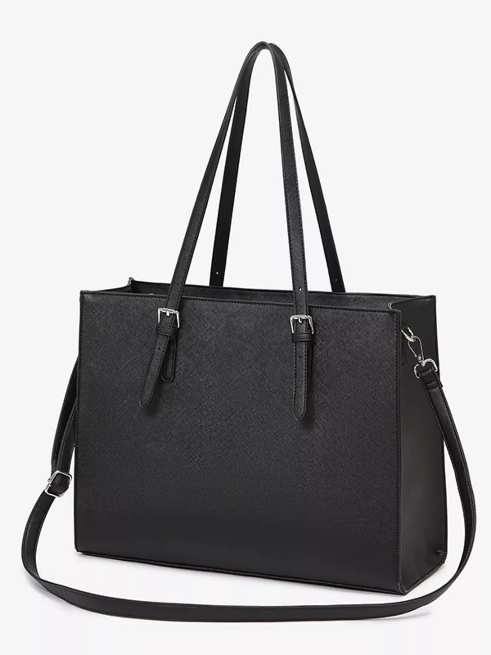 Minimalist PU Leather Tote Bag, image 9