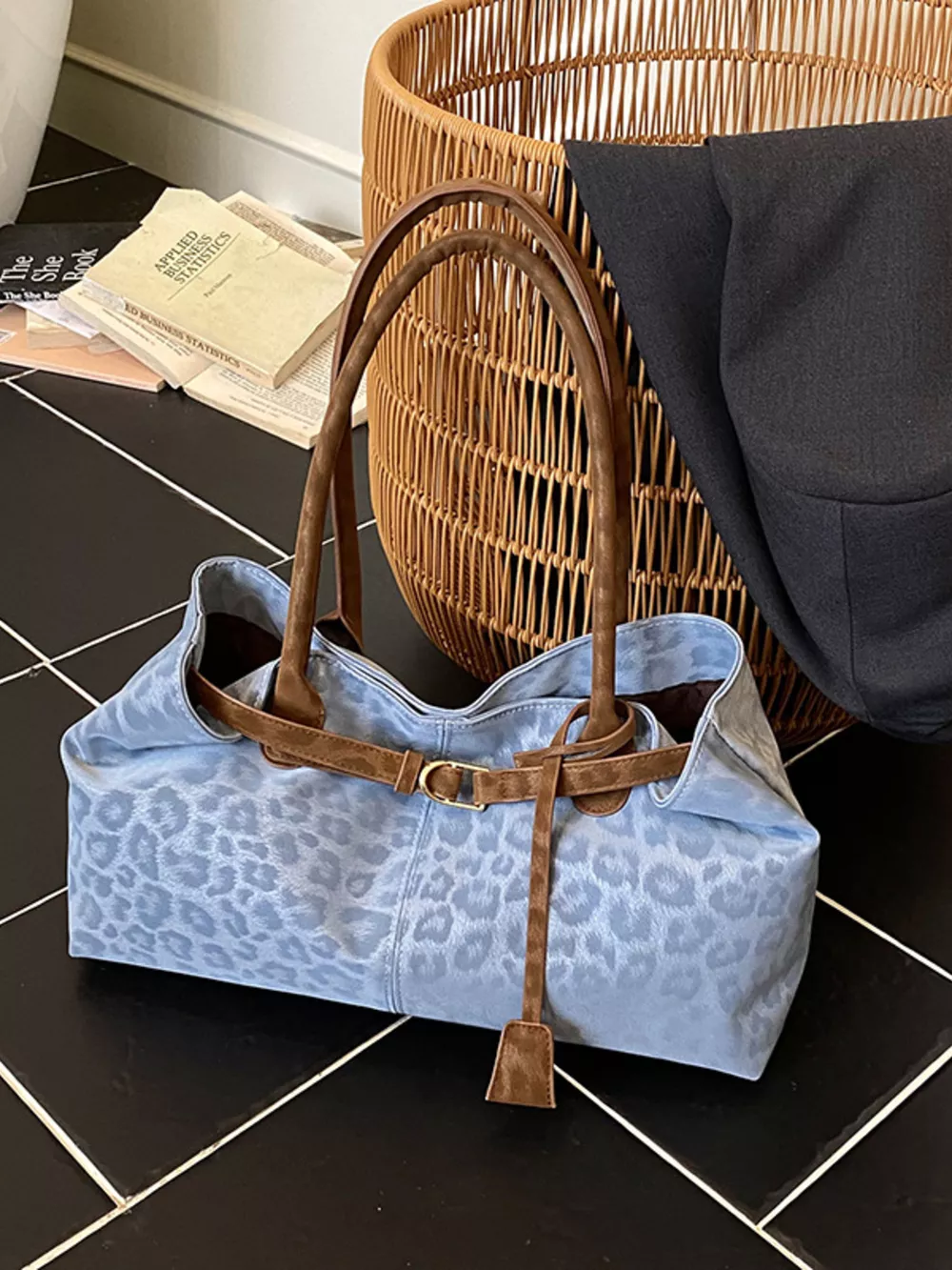 Leopard Print Handbag, image 9