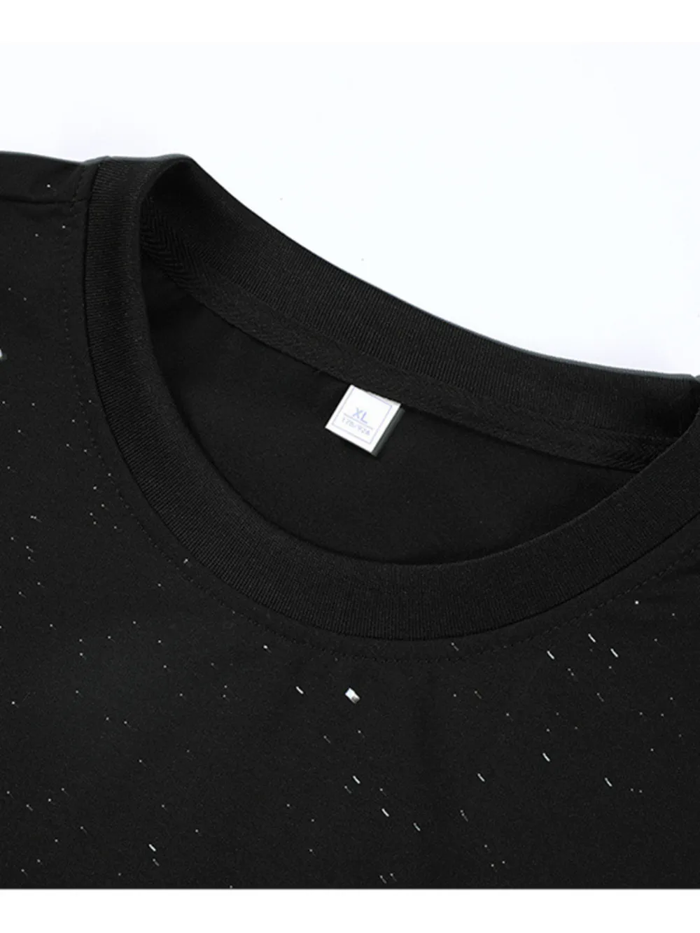 Men's Plus Size Round Neck Short Sleeve T-Shirt, image 5