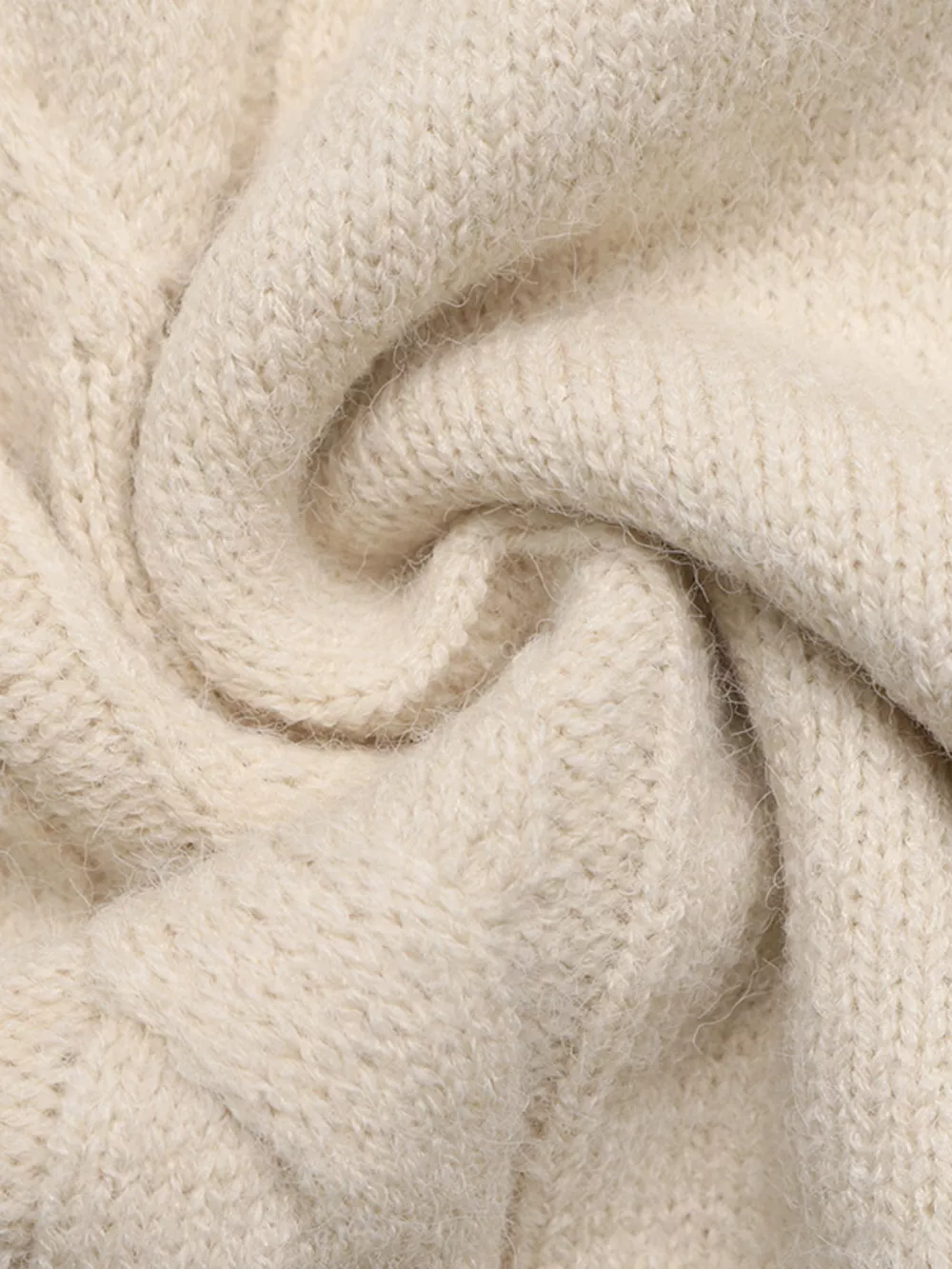 Cable Knit Raglan Sleeve Sweater Dress, image 12