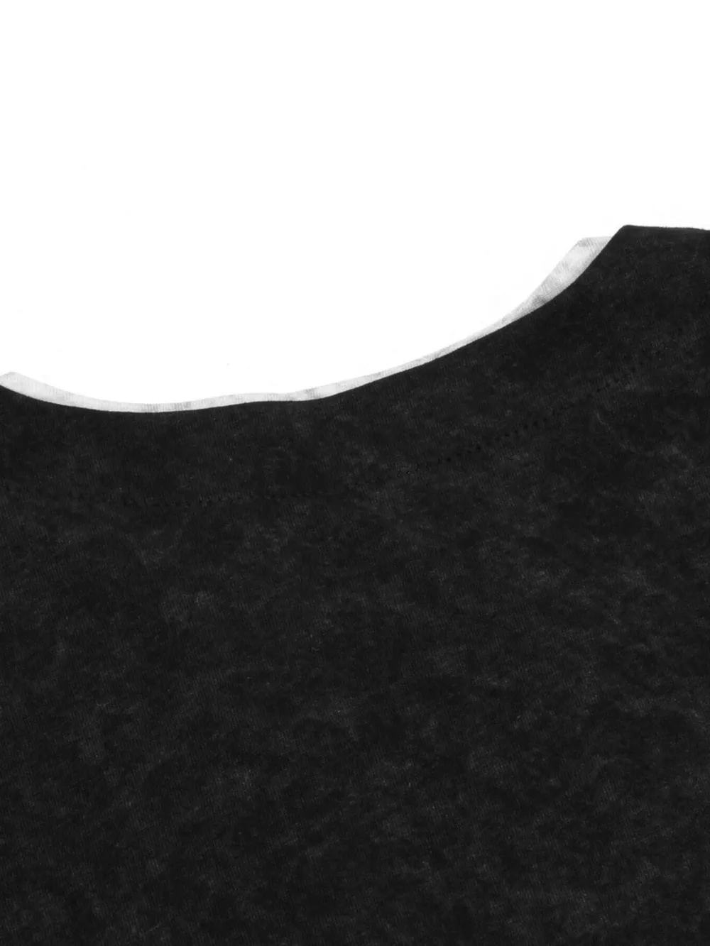 Men's Letter Graphic Round Neck Short Sleeve Contrast Trim T-Shirt, image 10