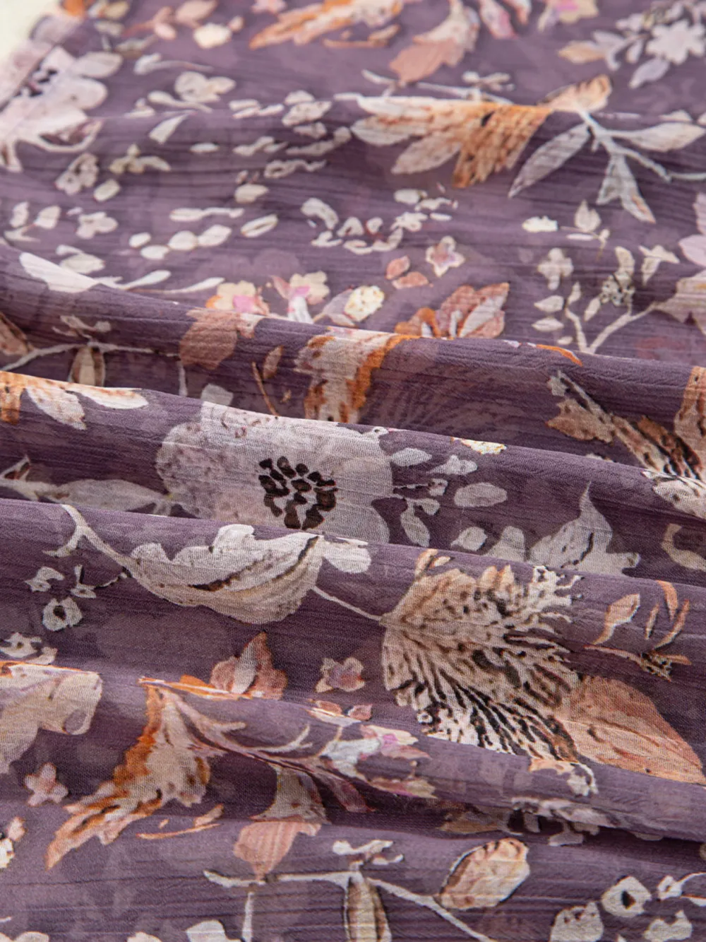 Floral Print Tie Neck Blouse, image 5