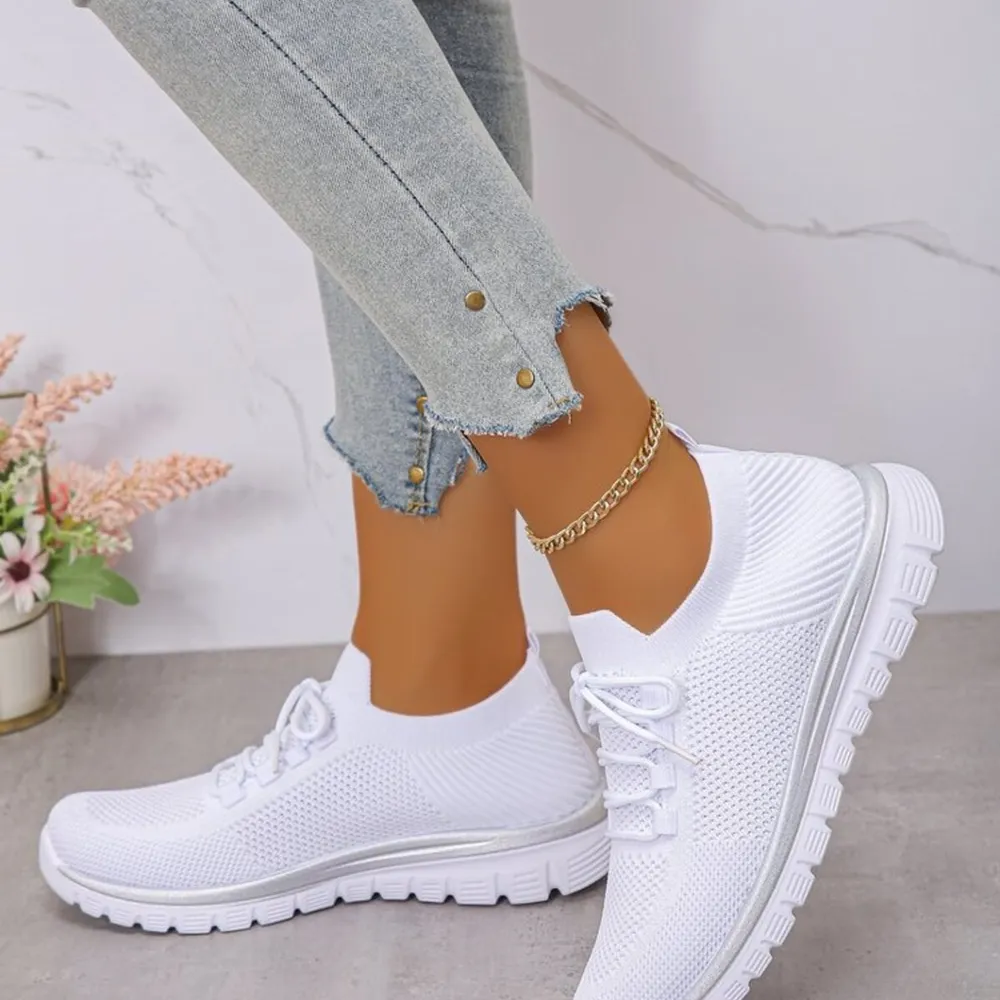 Breathable Mesh Lace Up Athletic, image 7