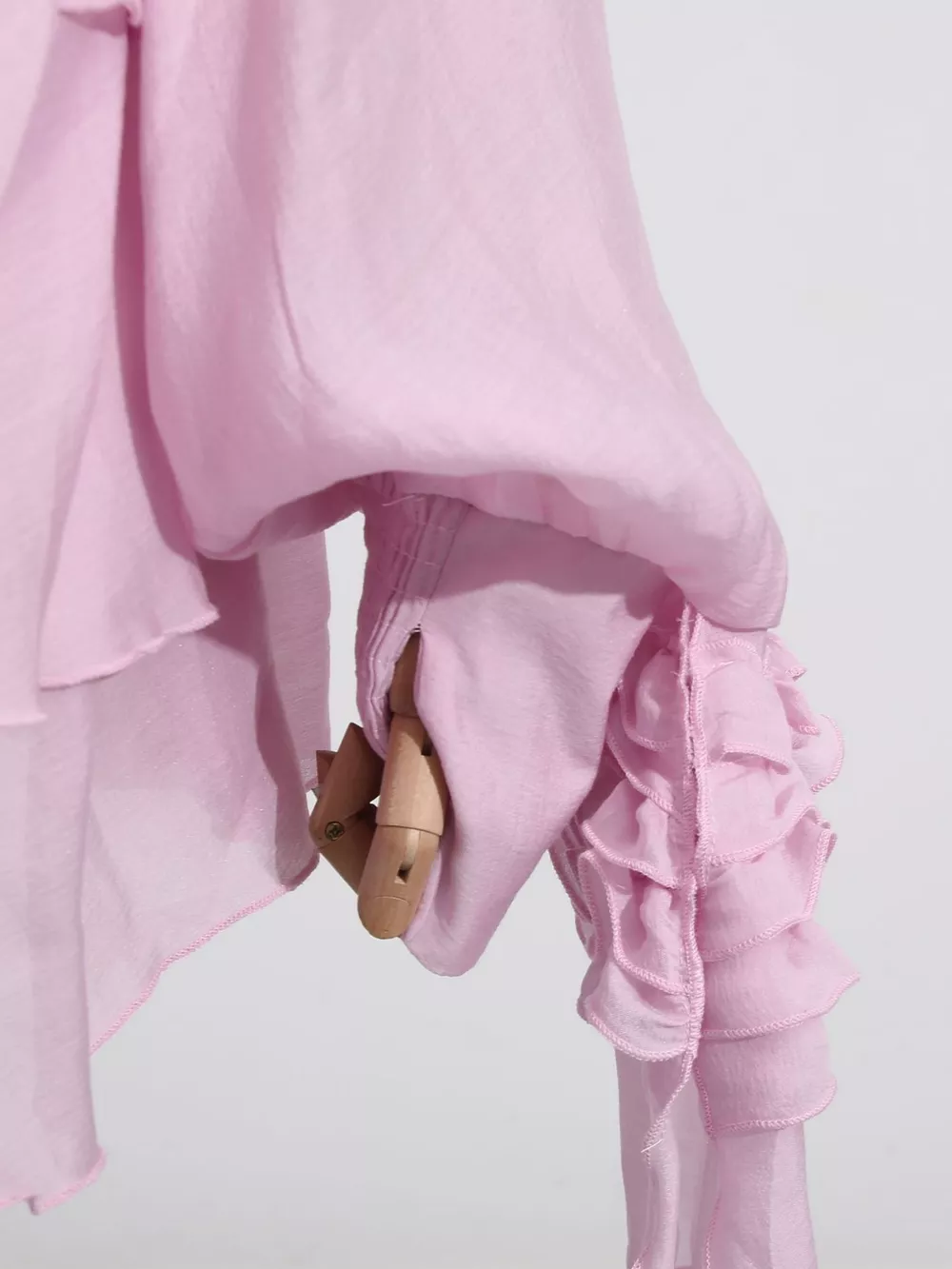 Ruffled Long Sleeve Mini Dress, image 7
