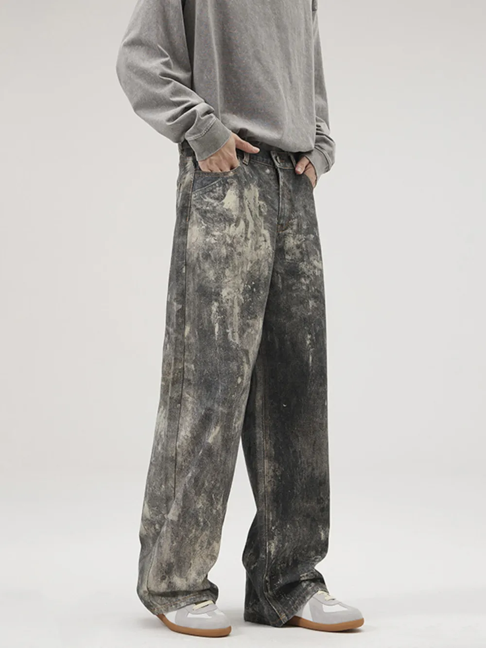 Men's Wide-Leg Jeans, image 2