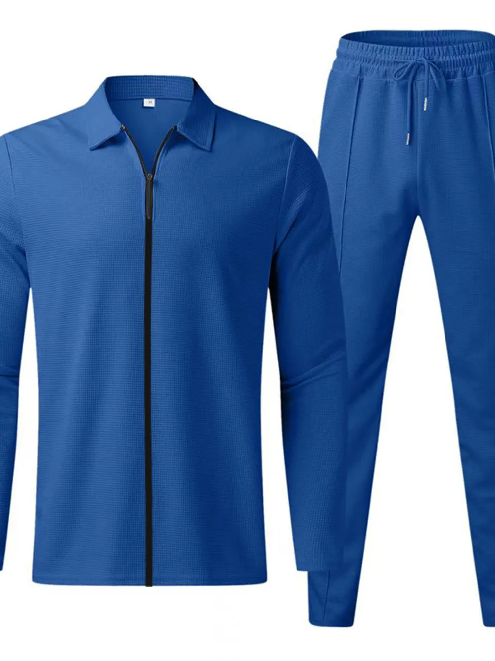 Men's Full Size Zip Up Top and Pants Set Plus Size, image 7