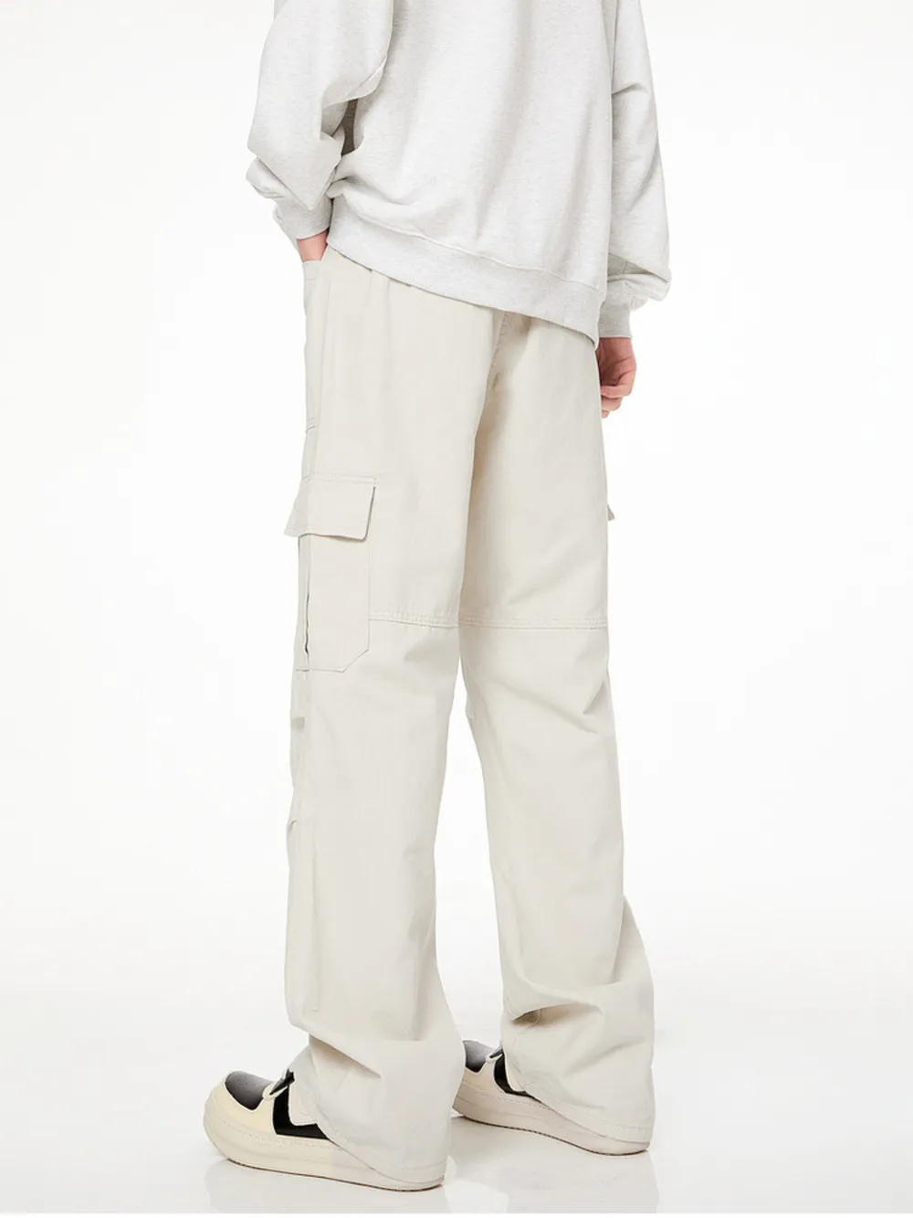Men's Full Size Loose Fit Cargo Pants Plus Size, image 3