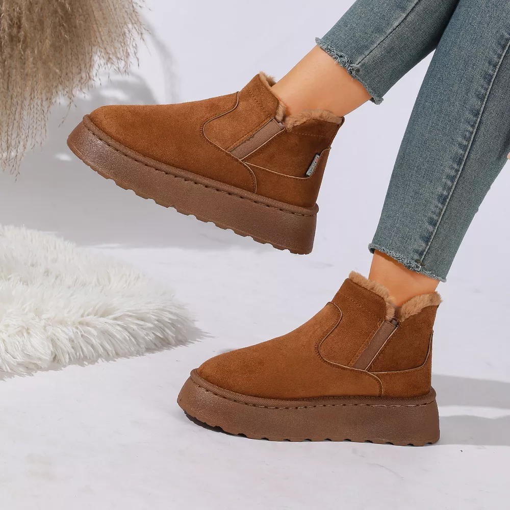 Round Toe Platform Boots, image 12