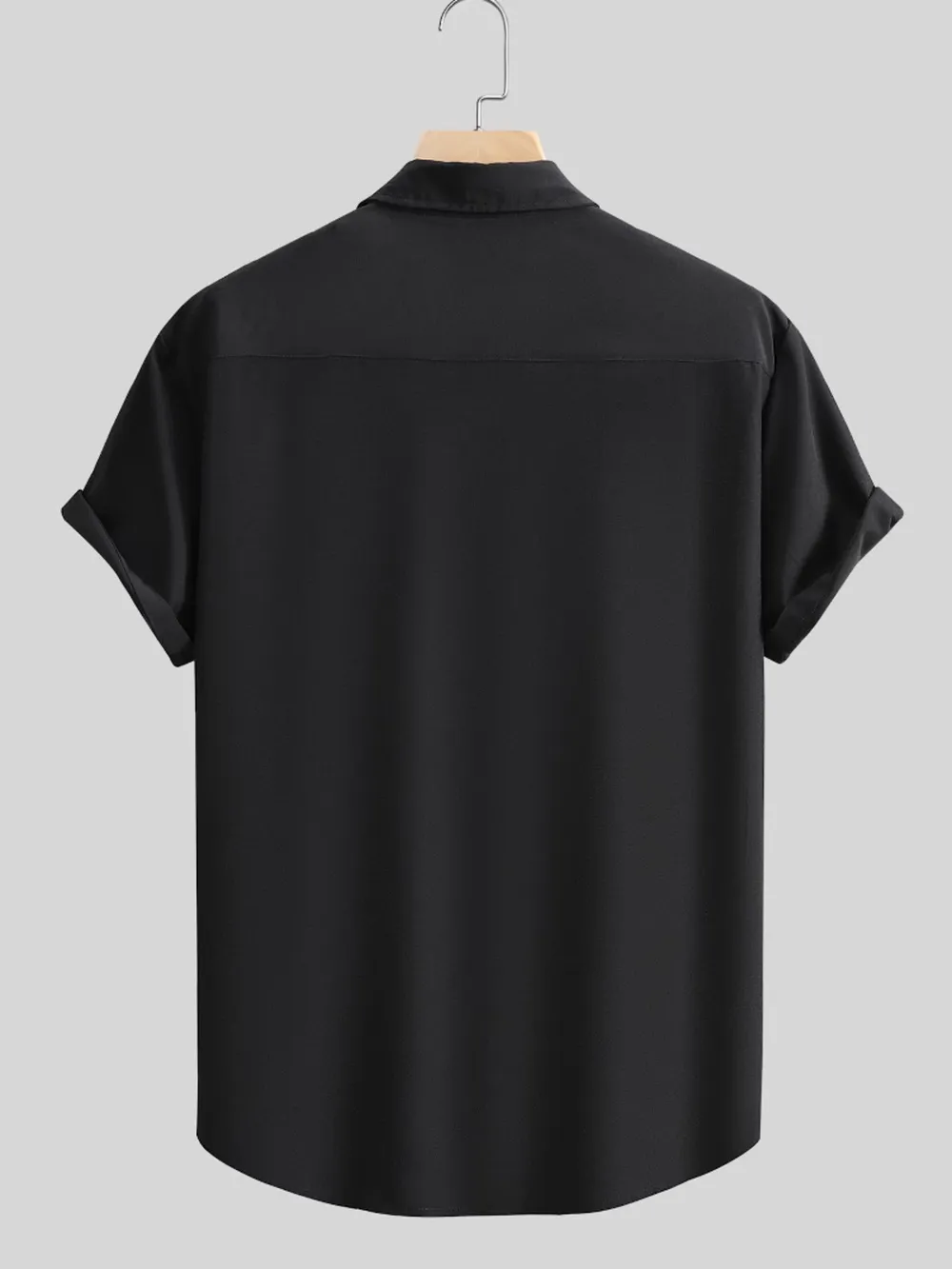 Men's Button Up Short Sleeve Shirt, image 2