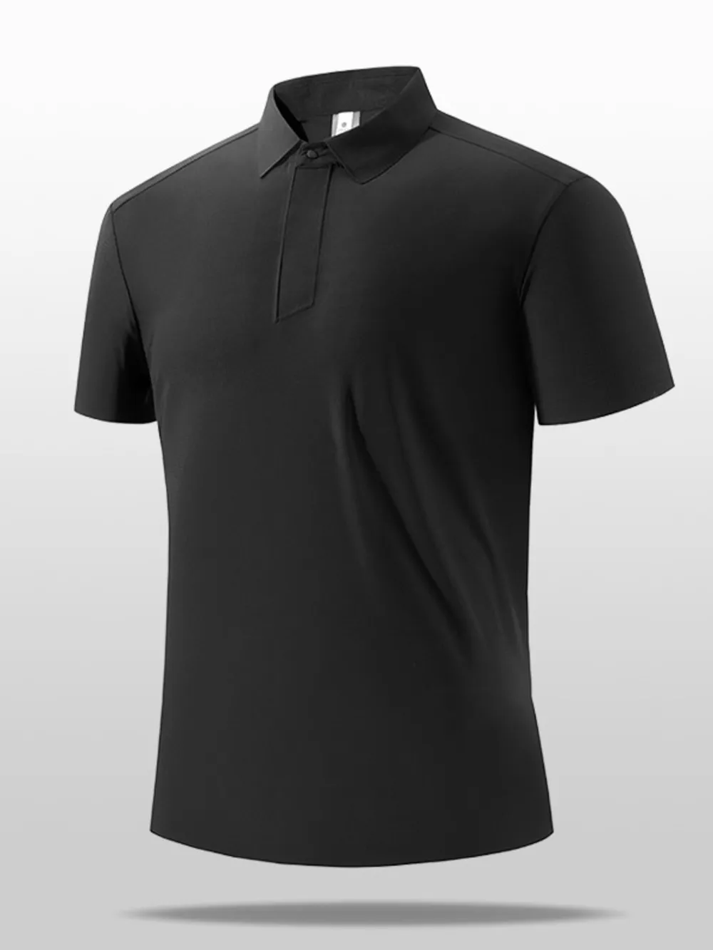 Men's Plus Size Collared Neck Short Sleeve Polo, image 2