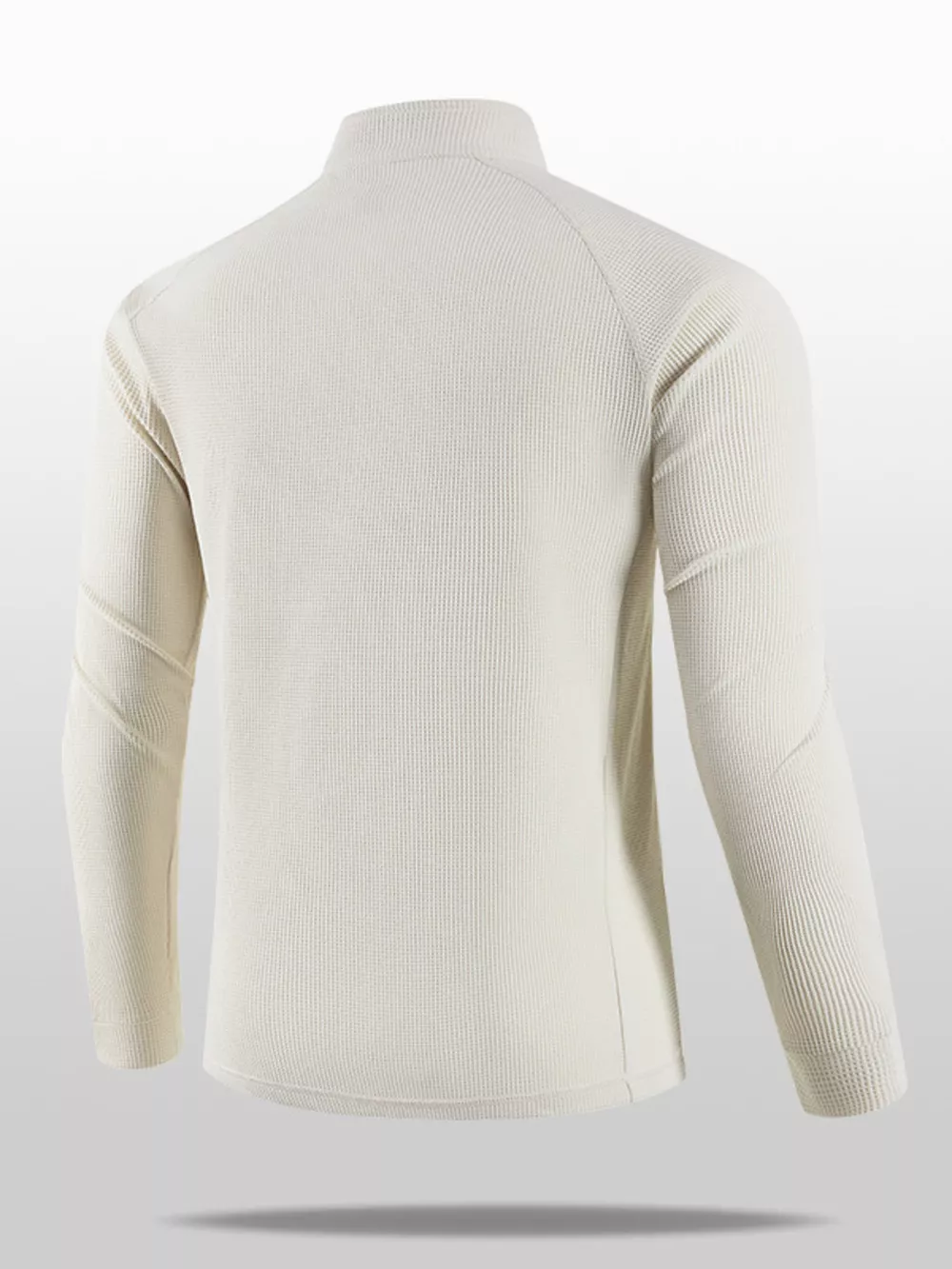 Men's Plus Size Quarter Long Sleeve Top, image 3