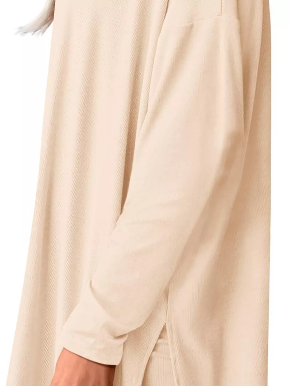 Casual Loose Long Sleeve Top and Wide Leg Pants Set, image 6