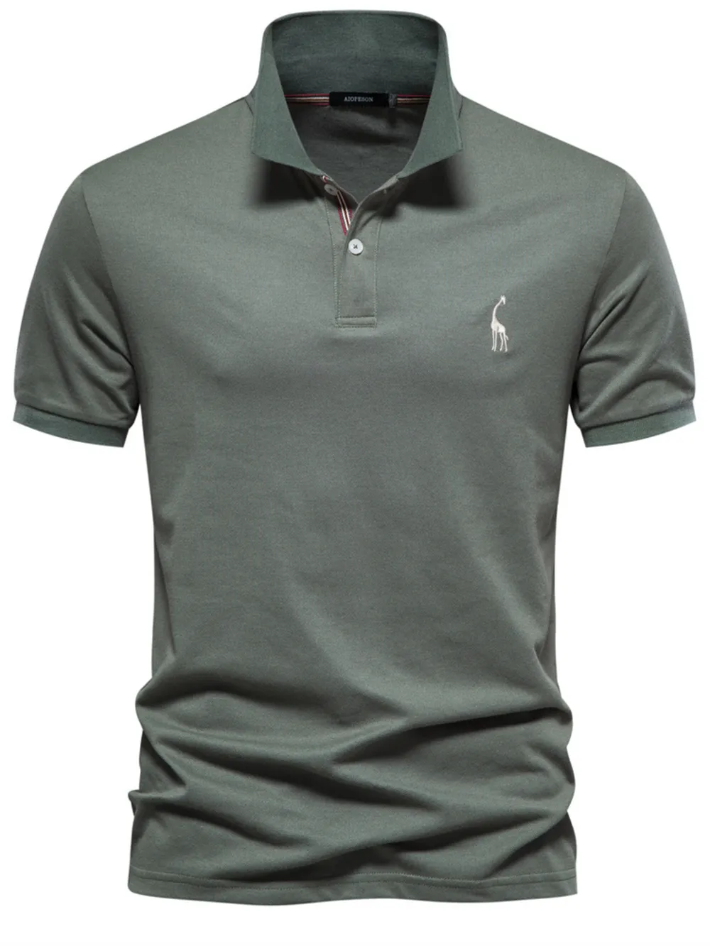 Men's Short Sleeve Button Detail Polo, image 4