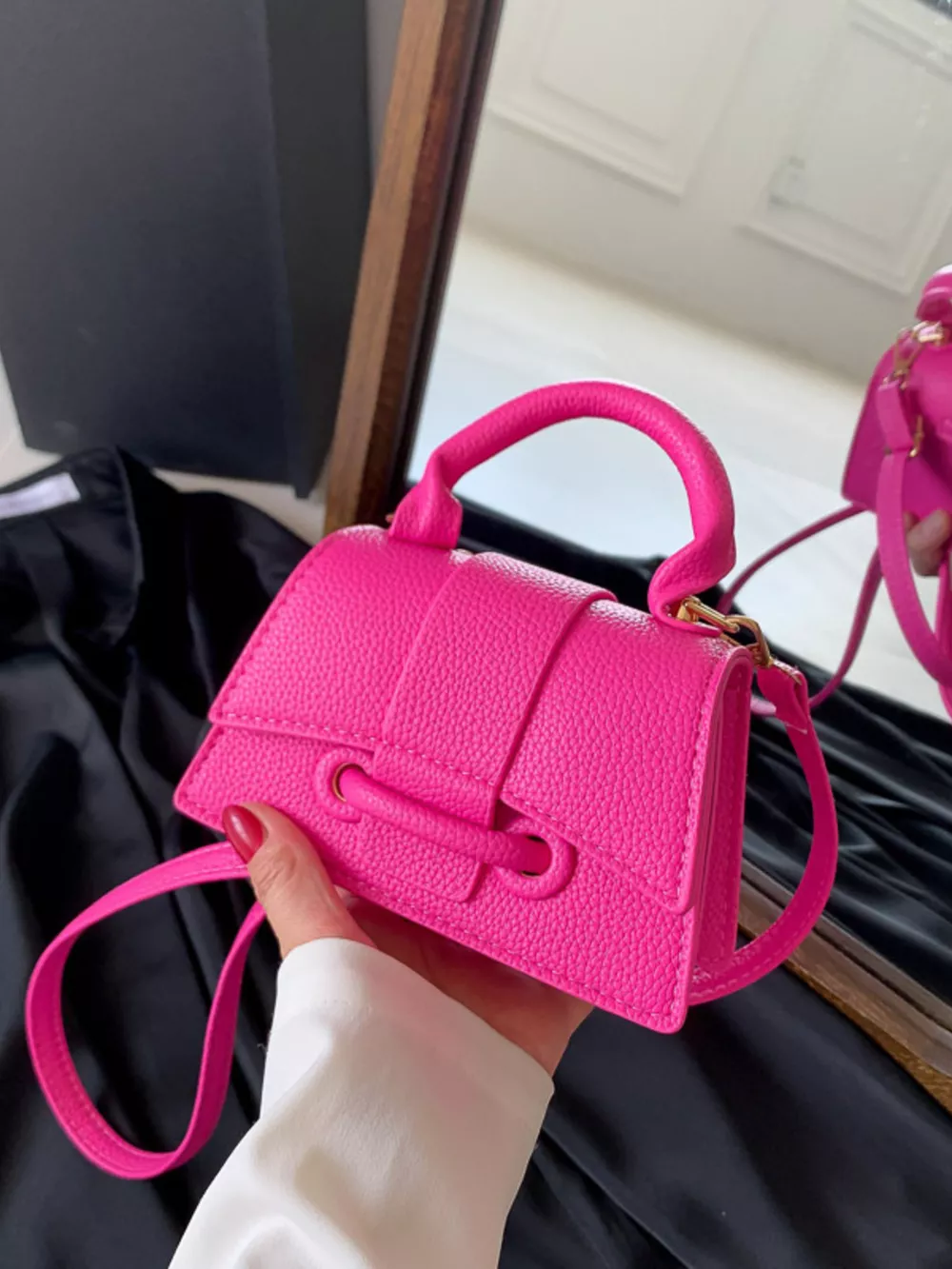Mini Top Handle Crossbody Bag, image 3