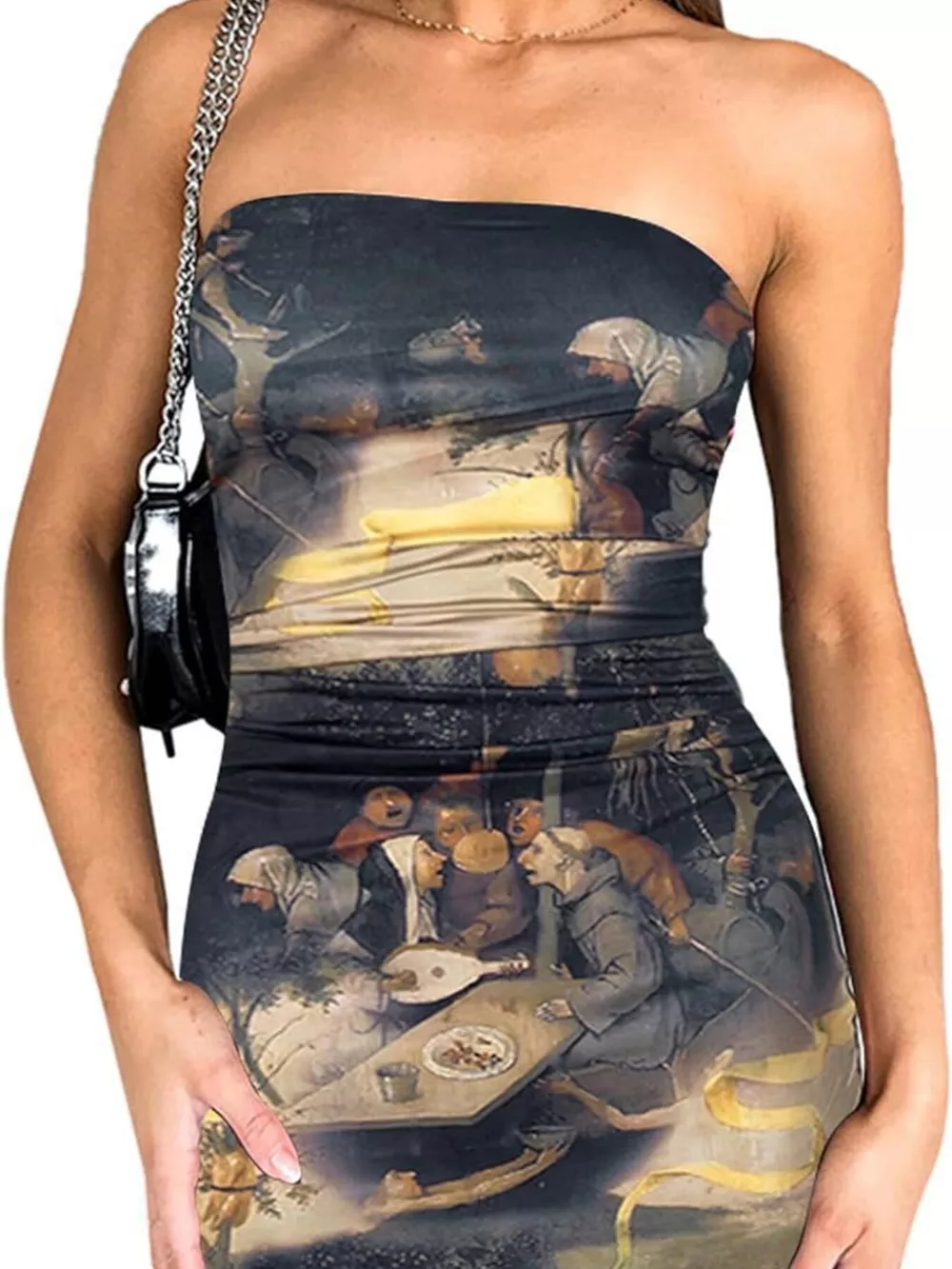 Tie-dye Bodycon Mini Dress, image 7