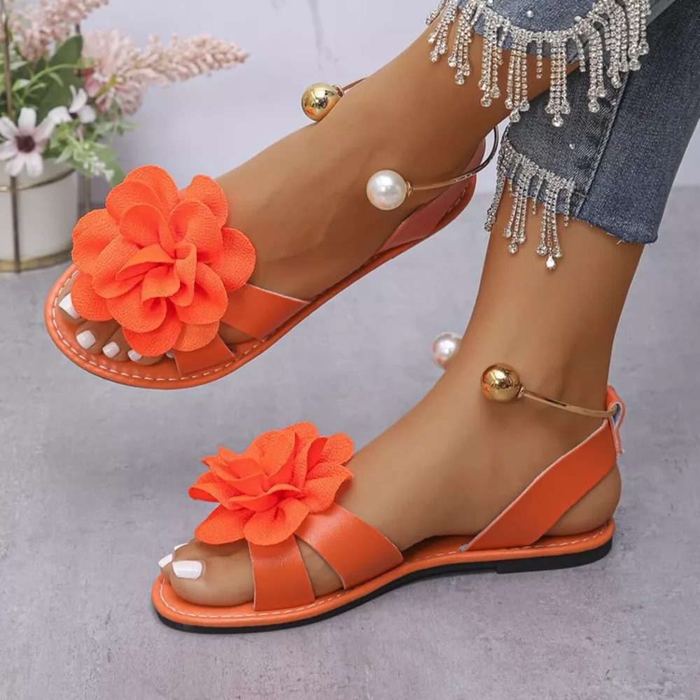 Flower Open Toe Sandals, image 3