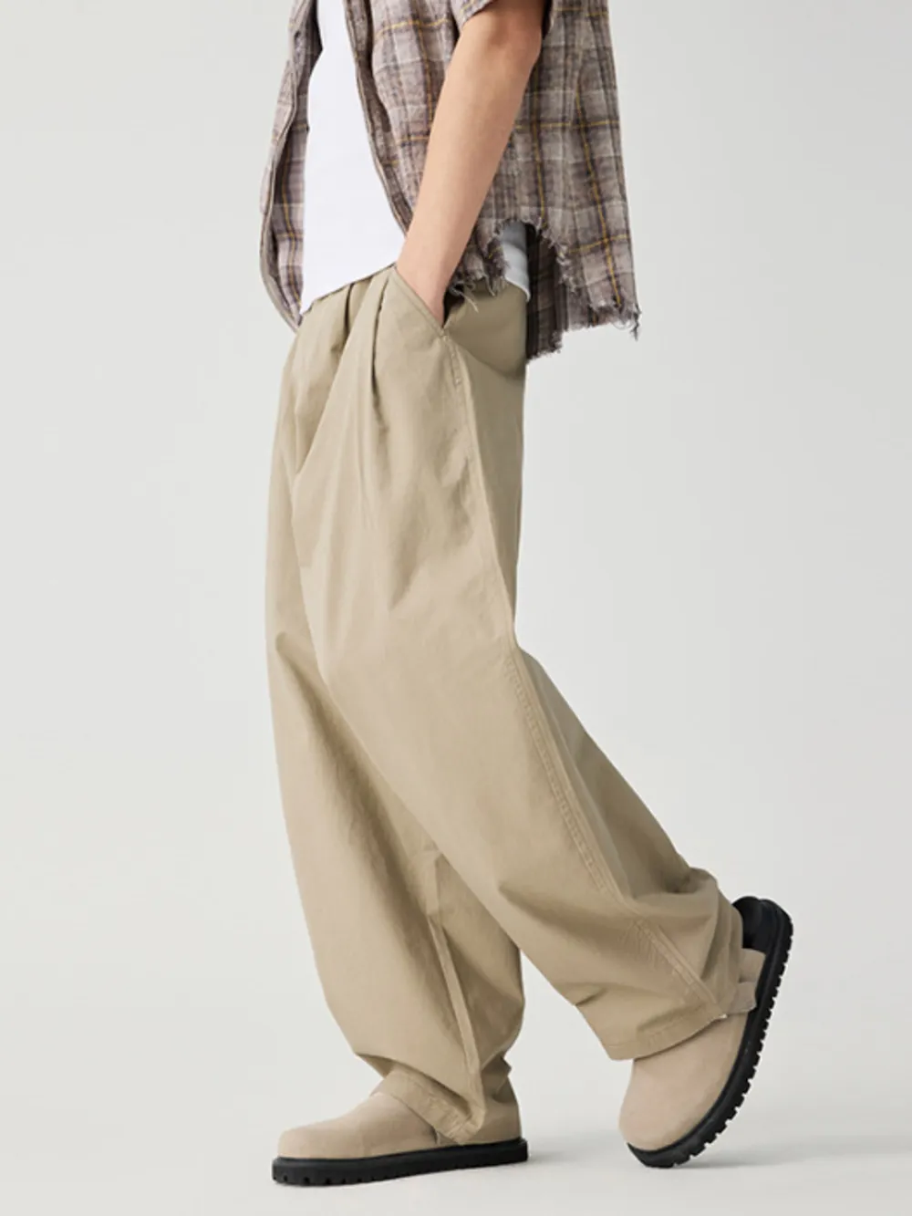 Men's Wide Leg Casual Pants, image 4