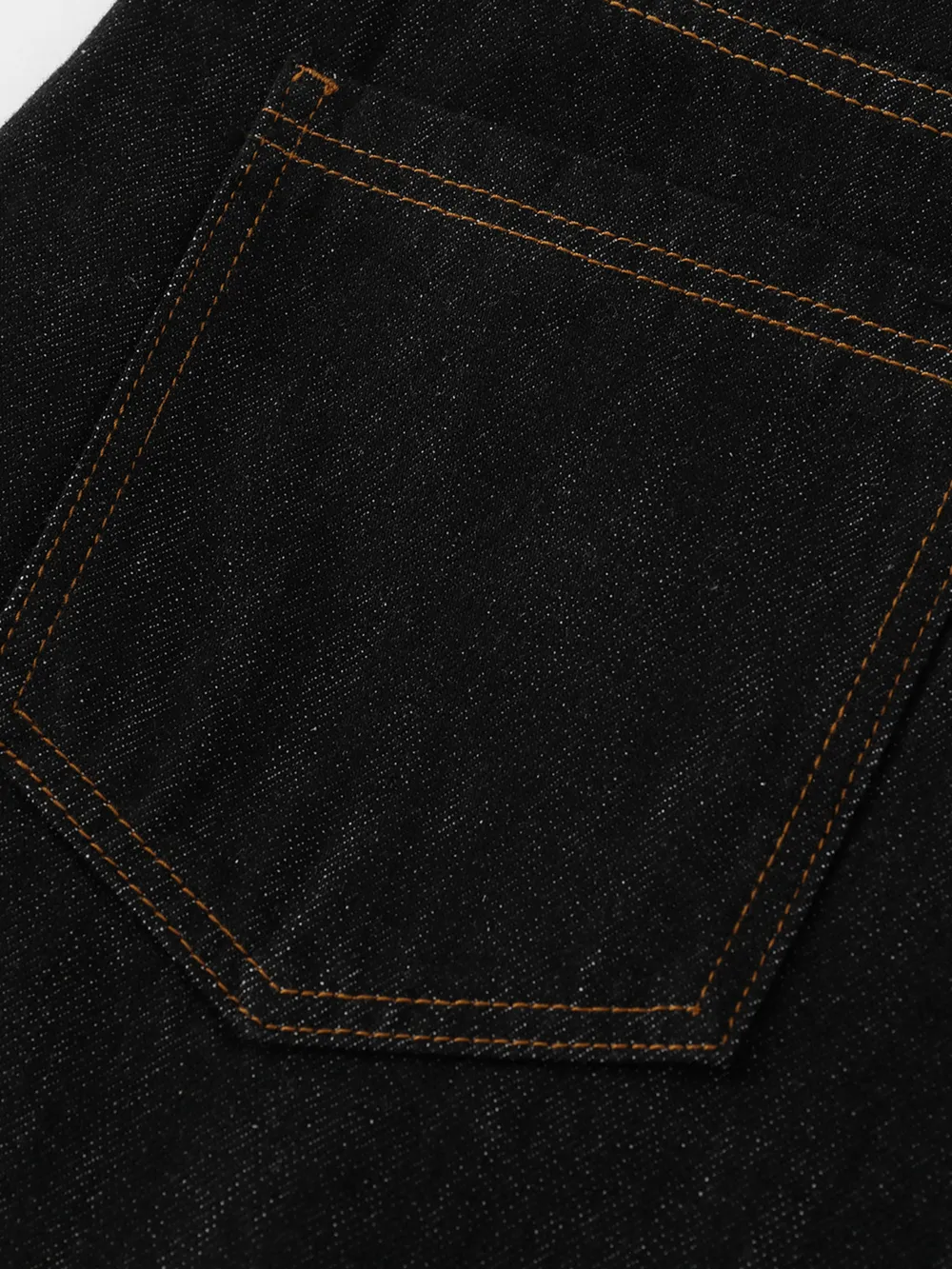 Men's Wide Leg Denim Shorts with Embroidered Pocket Detail, image 7