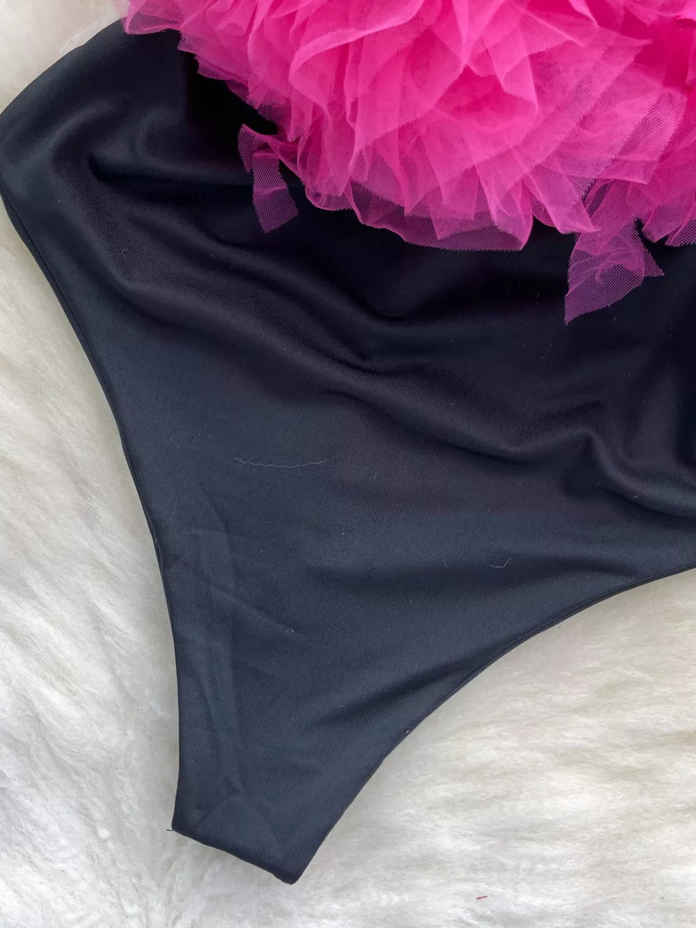 Ruffle Trim Sleeveless Bodysuit, image 14