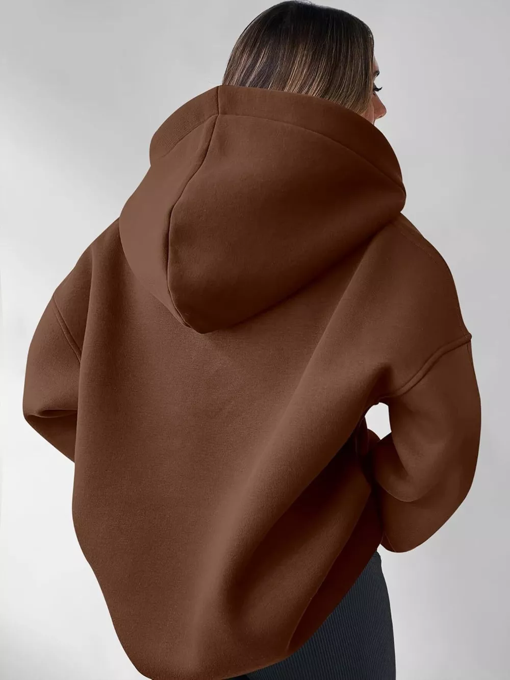 Dropped Shoulder Long Sleeve Sweatshirt, image 26