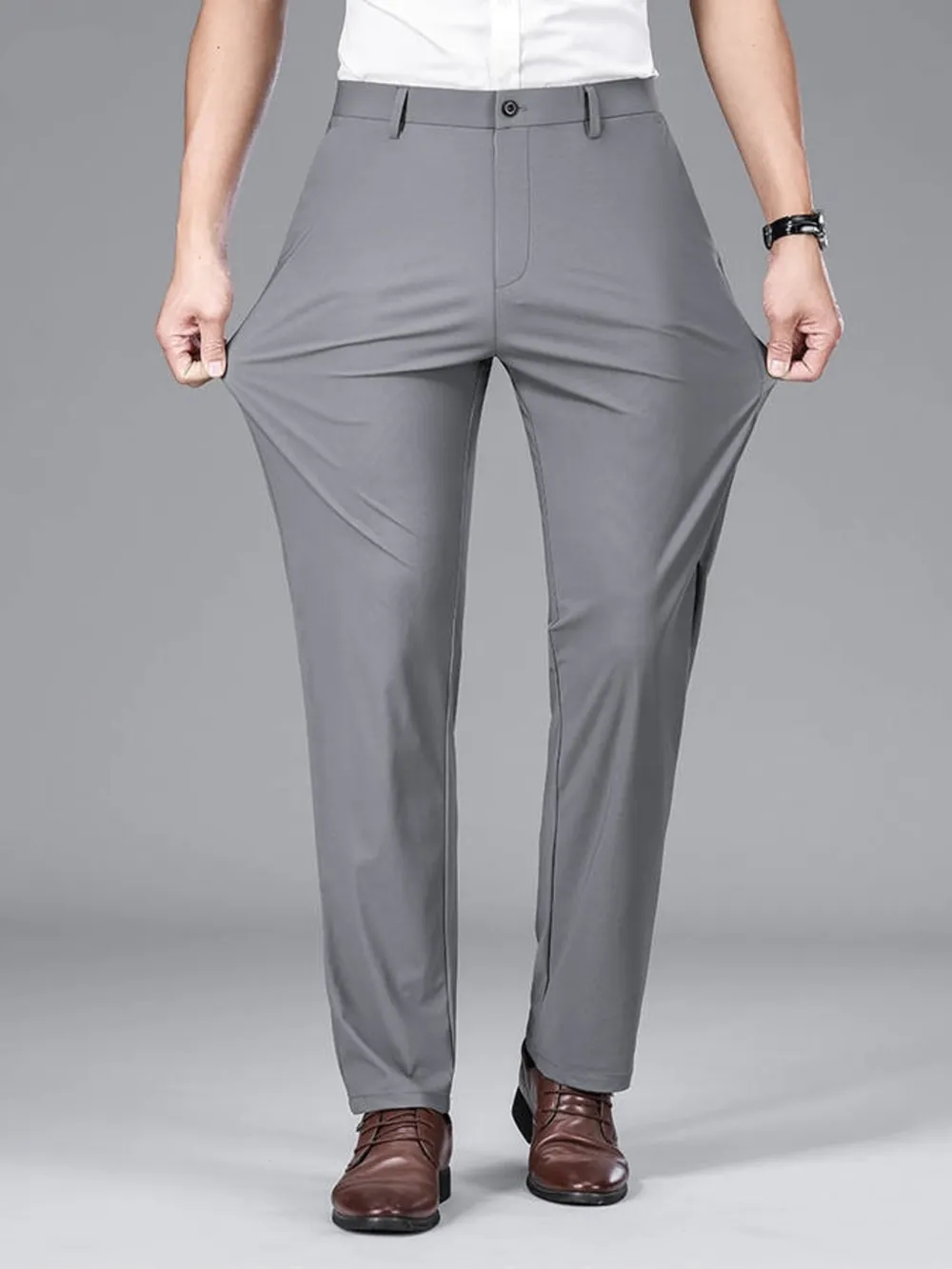 Men's Slim Fit Casual Pants, image 5