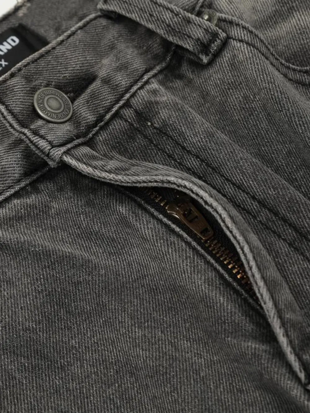 Men's Vintage Washed Distressed Wide-Leg Jeans, image 6