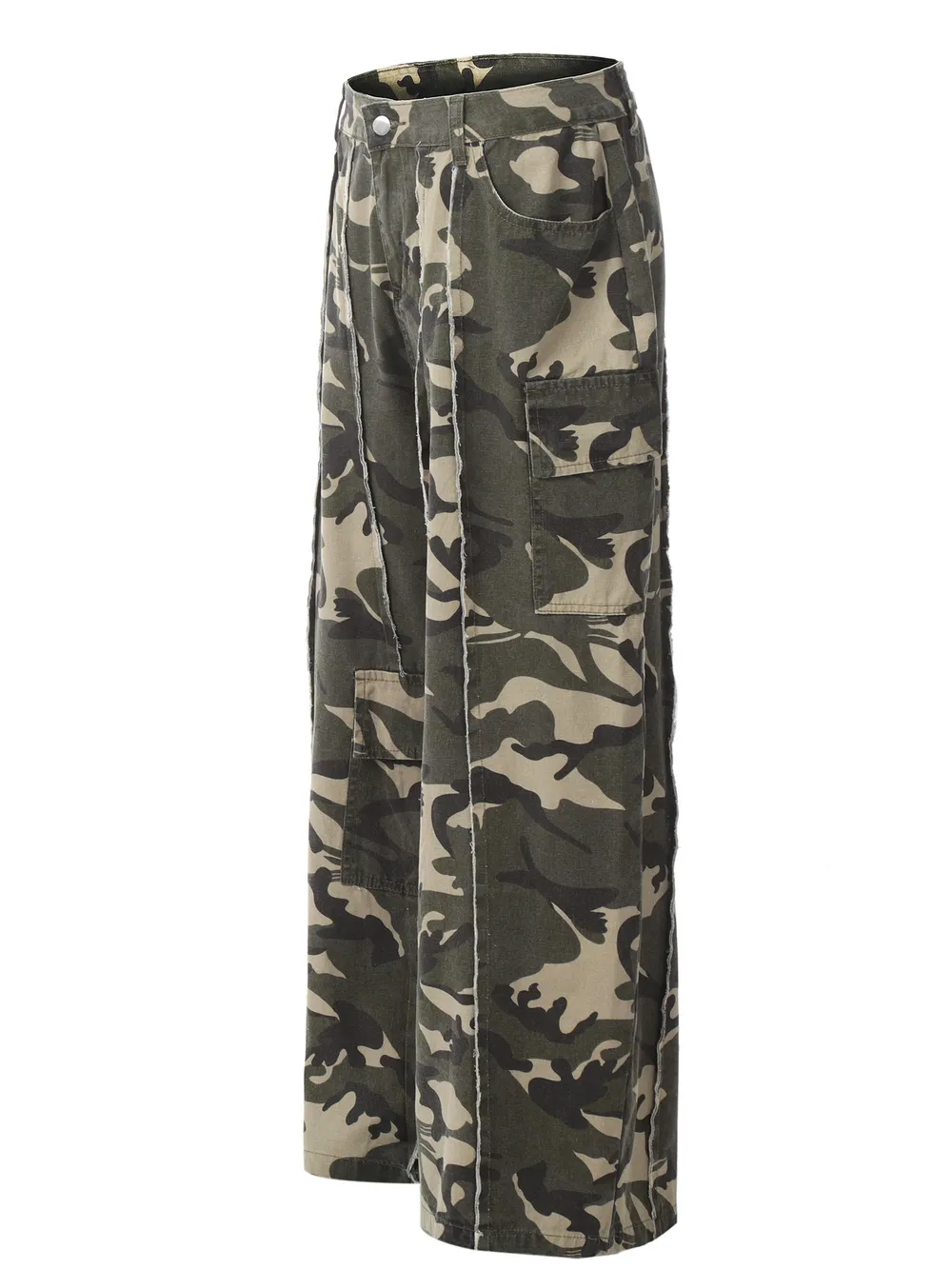 Men's Camouflage Wide Leg Pants, image 2