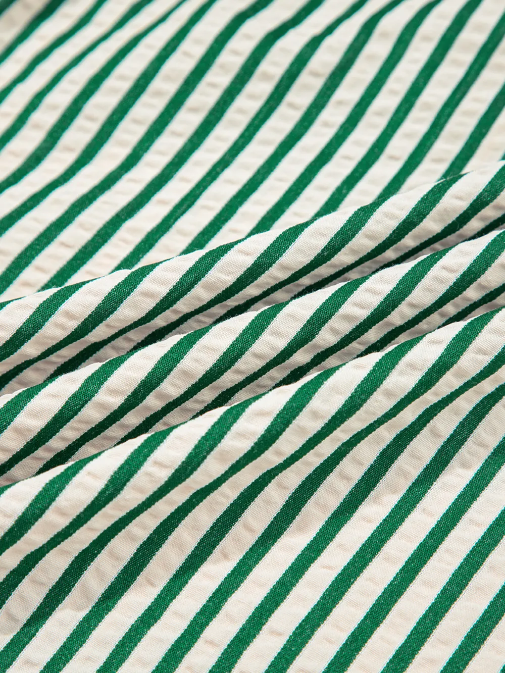 Stripe V Neck Zip Front Cinched High Waist Midi Dress, image 4