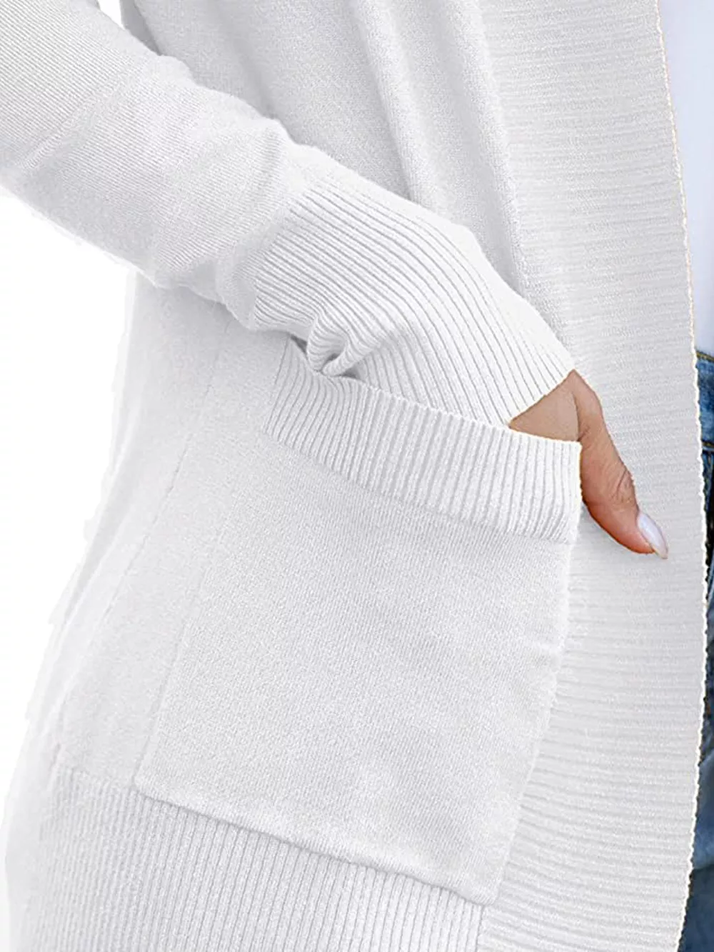 Open Front Knit Cardigan, image 9